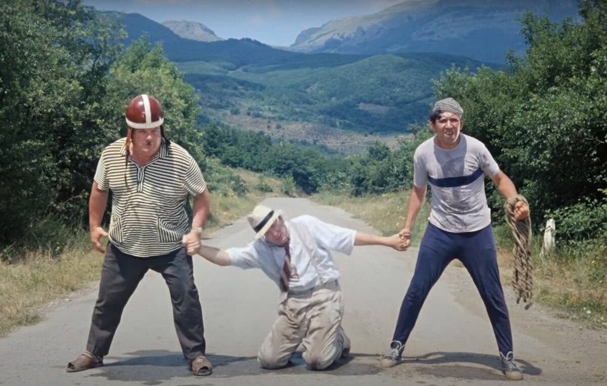 Кадр из фильма "Кавказская пленница"