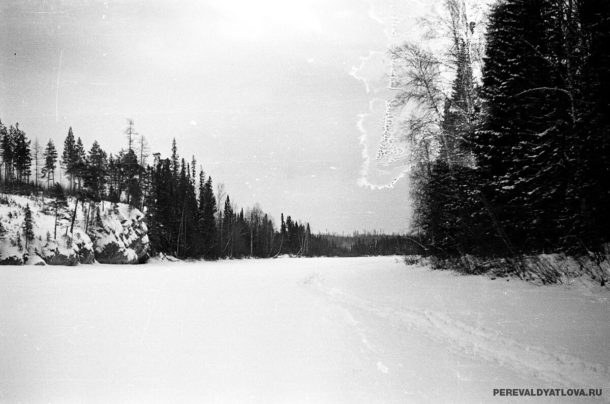 Фото с плёнок группы Дятлова, 1959 год, архив. 