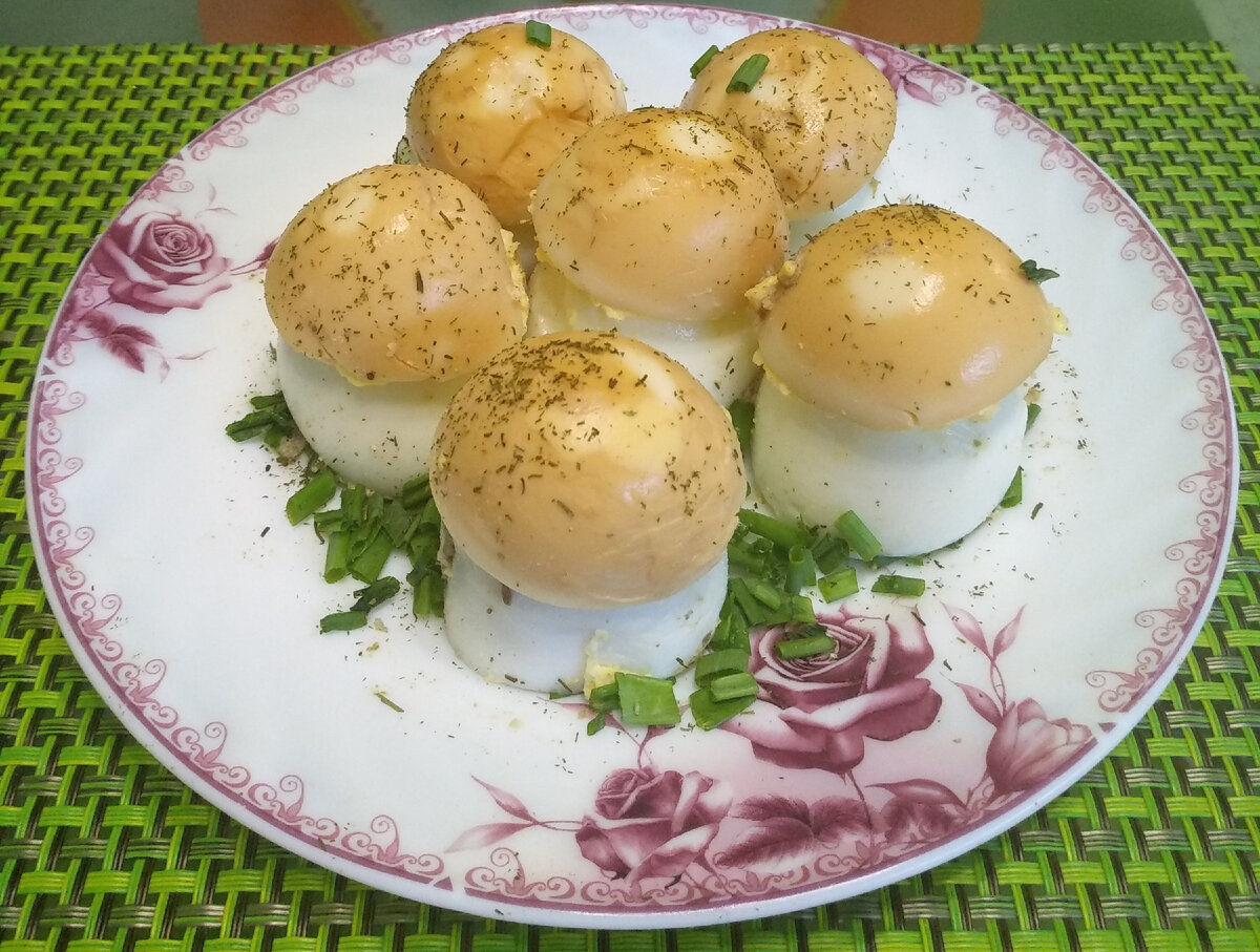 Грибочки с двумя начинками