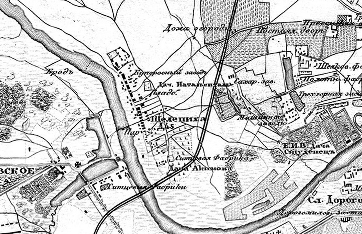 Карта москвы 1880 года с домами и улицами