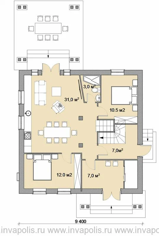 Скриншот со статьи о проекте на Дзен. Вариант "Эконом"