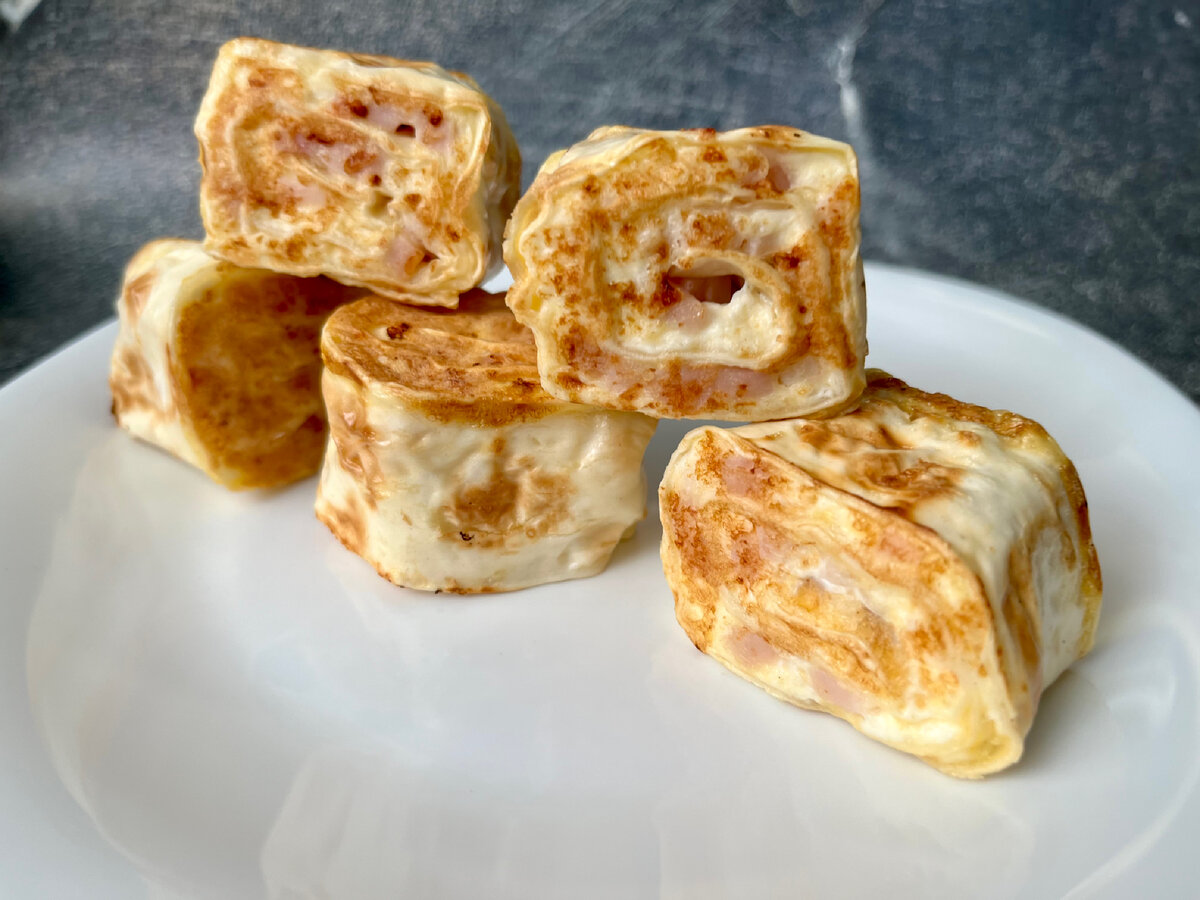 Вкусные рулетики на завтрак для худеющих