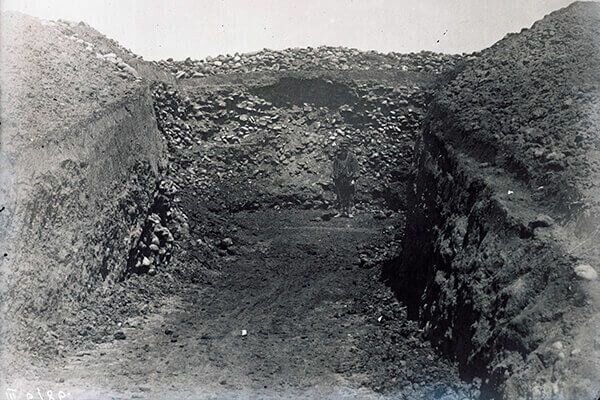 Раскопки кургана Ошад, 1887 год