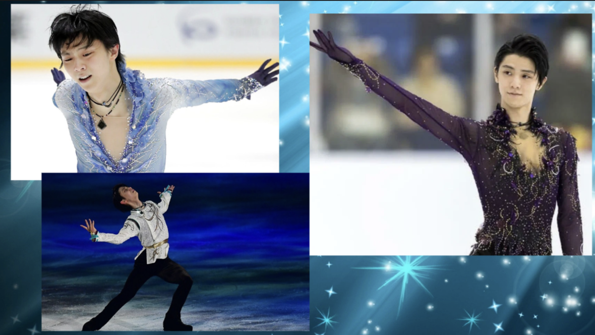 Johnny Weir and Yuzuru Hanyu