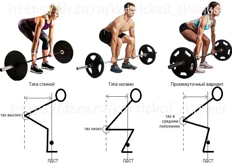 Становая тяга: техника, виды, какие мышцы работают