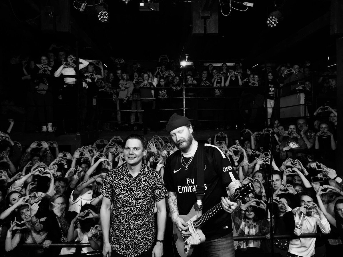 Группа Щенки: Максим Тесли и Феликс Бондарев.