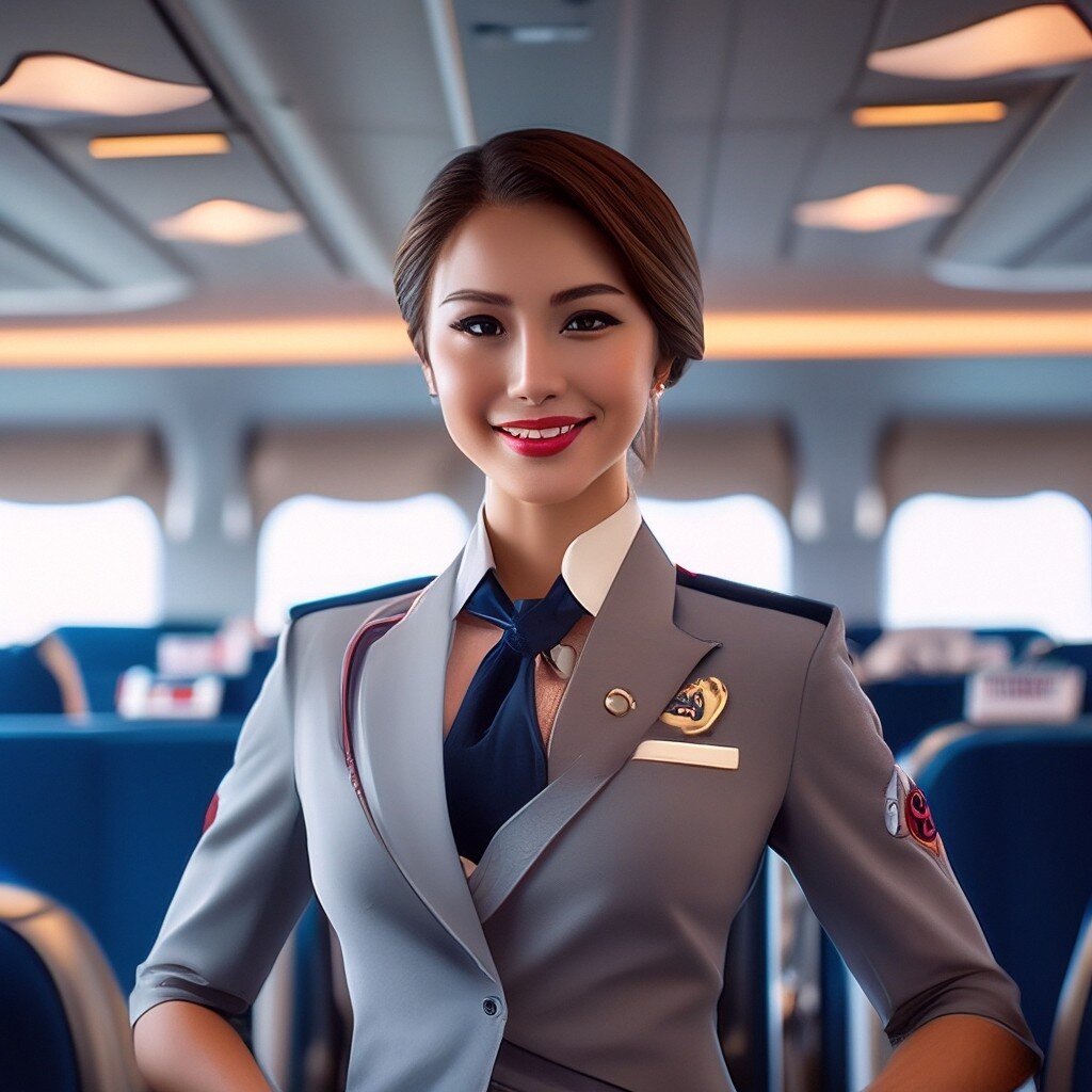 Стюардесса.