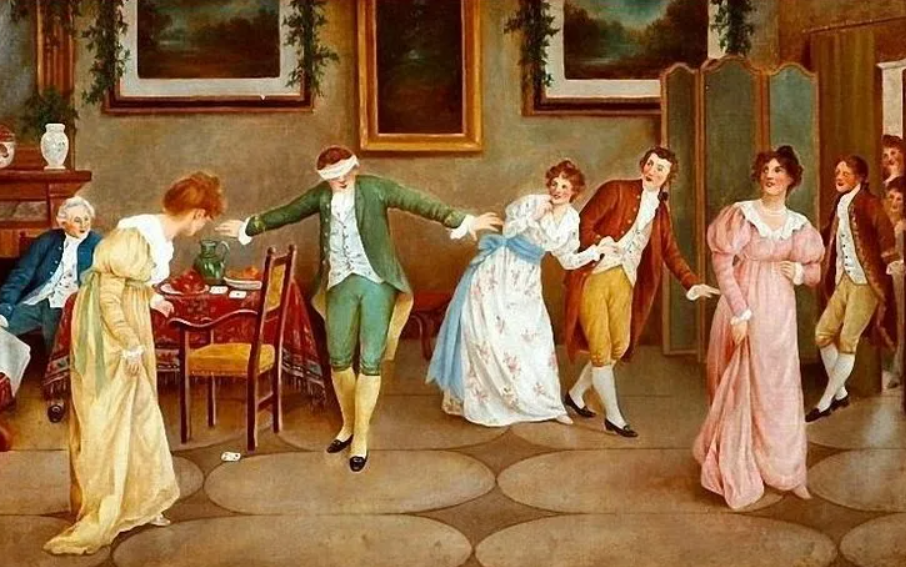 Играть в жмурки. Жмурки игра. Игра в Жмурки картина. Старинная игра Жмурки. Игра Жмурки картинки