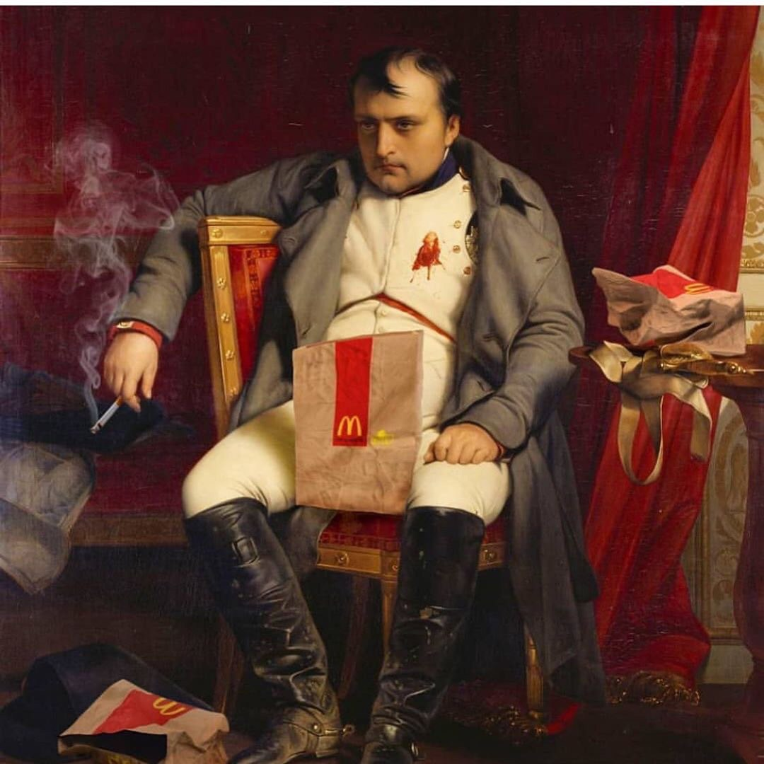 Картинка для привлечения внимания к статье,  к ошибкам прогнозирования долгосрочных кампаний и вредности фастфуда 