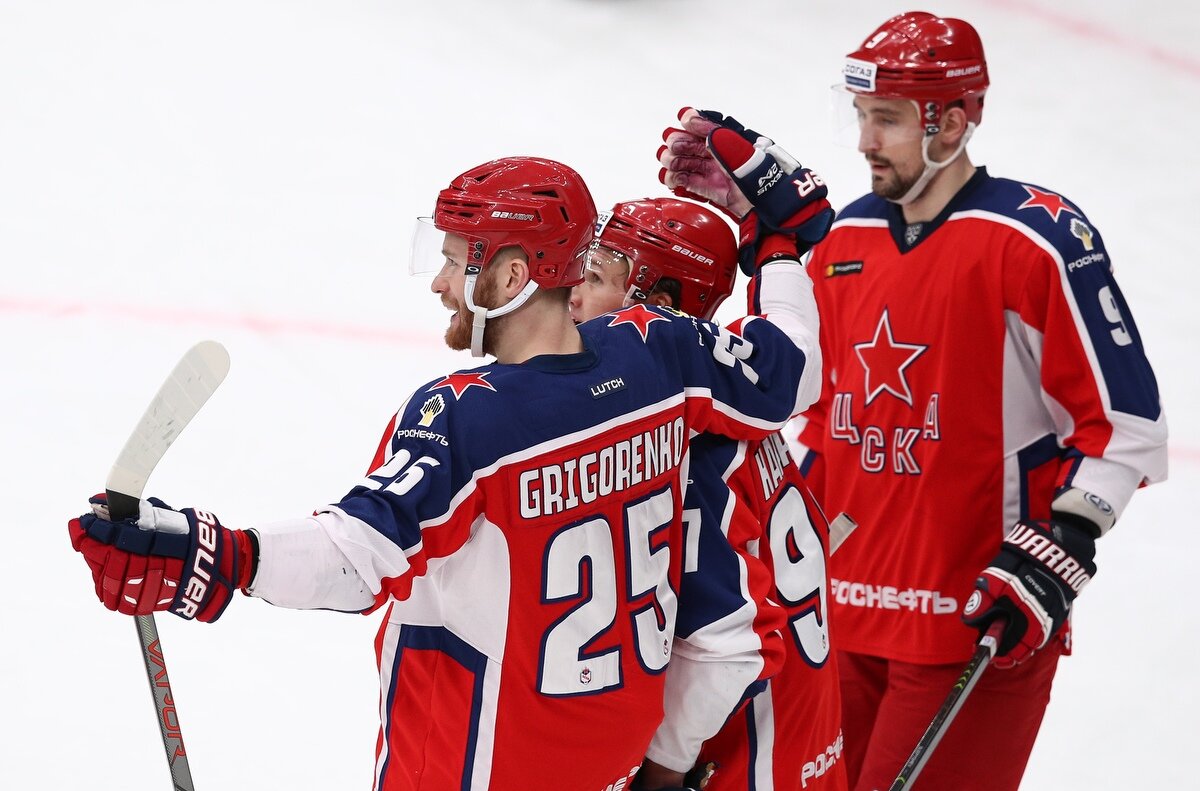 Армейцы в ударе. Фото: Пресс-служба ПХК ЦСКА