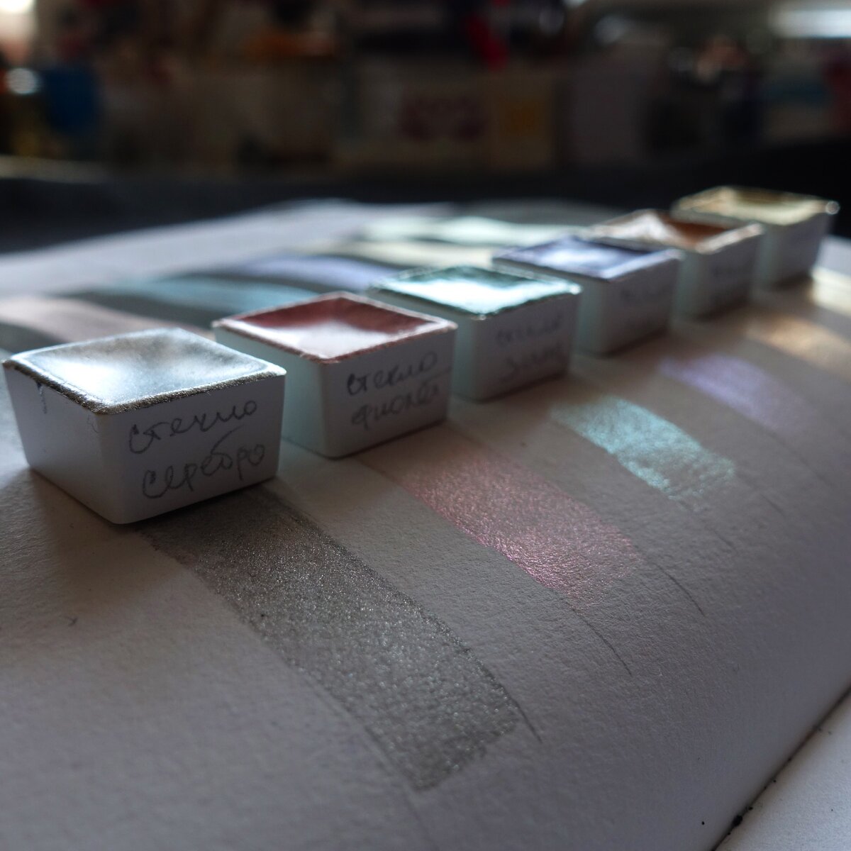 Акварель ручной работы MOVEMOON "Стеклянная акварель"