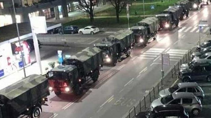 Так сотни гробов вывозят из Бергамо в соседние провинции для кремации