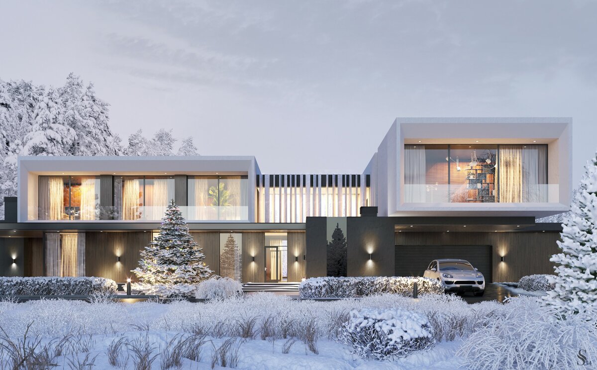 Огромным окнам не страшны русские зимы