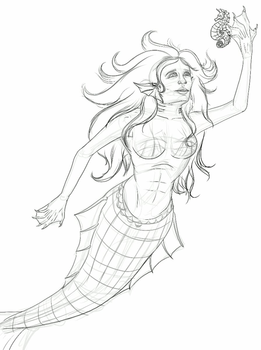 Первый вариант был обычный, но не клеилось это лицо, настроение было не то, не знаю...