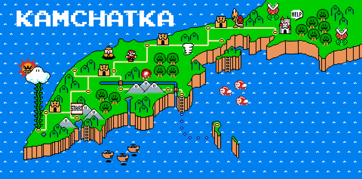 Камчатка в стиле Мари