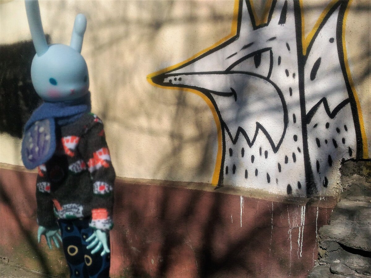 Fox граффити Калининград