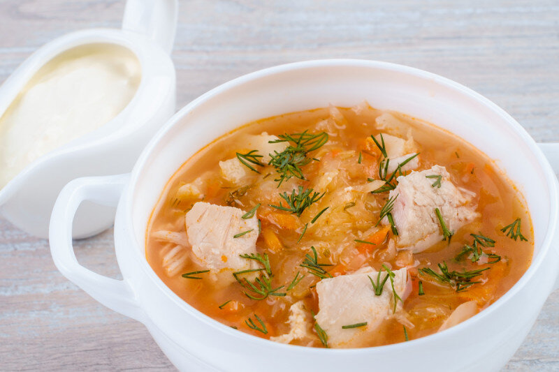 Щи из квашеной капусты