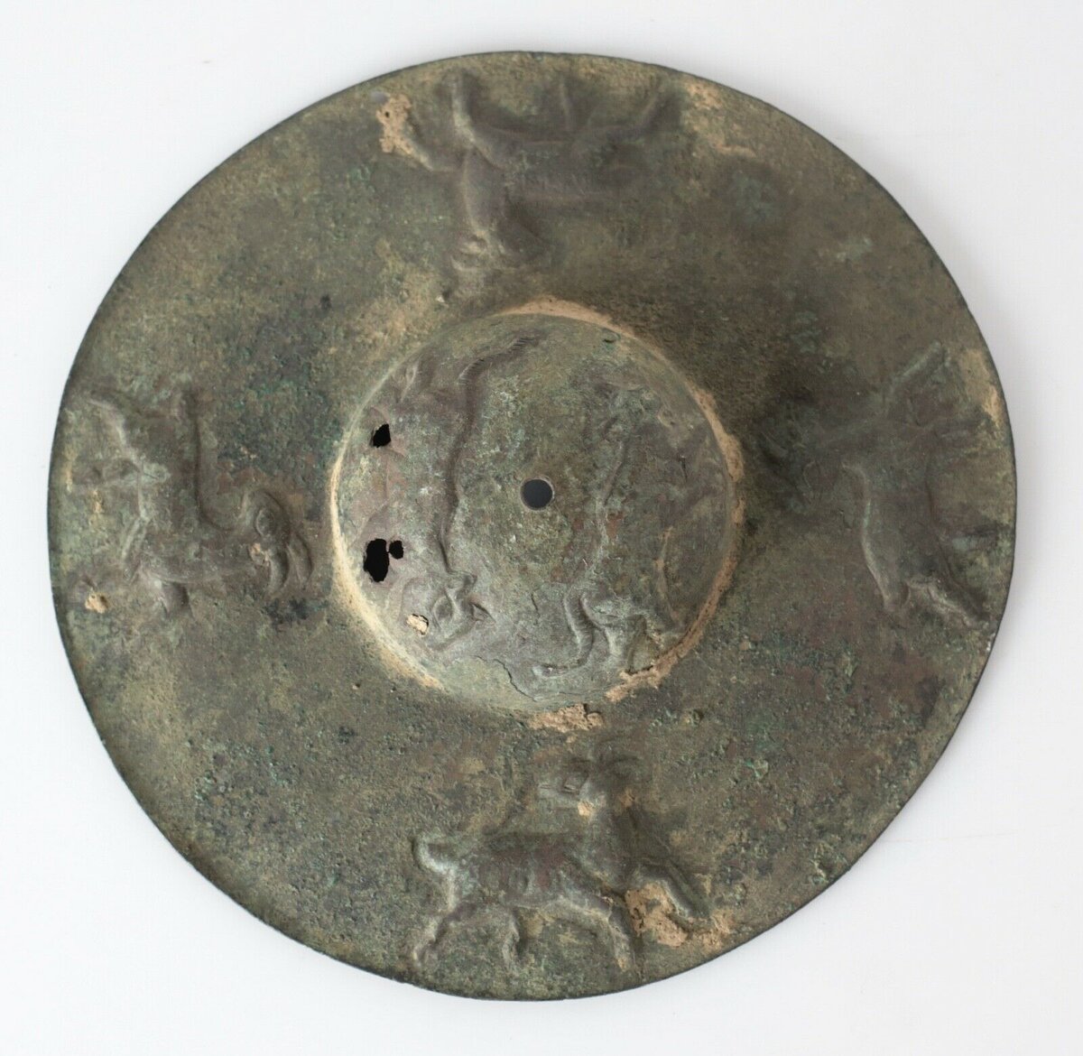 Иран, Луристан, бронза. 1000-600 г до н.э. Диаметр 14,5 см