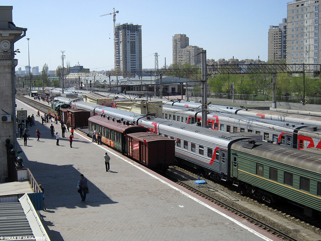 Состав без паровоза.