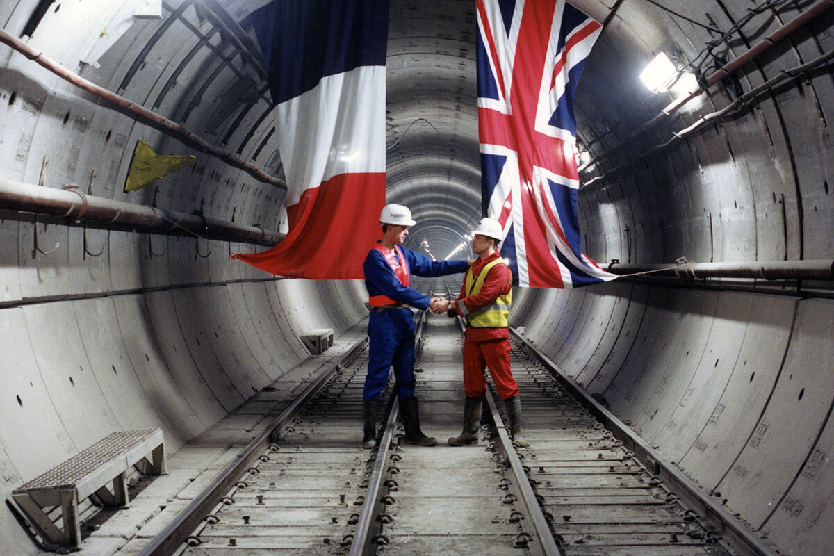 Туннель между англией и францией фото