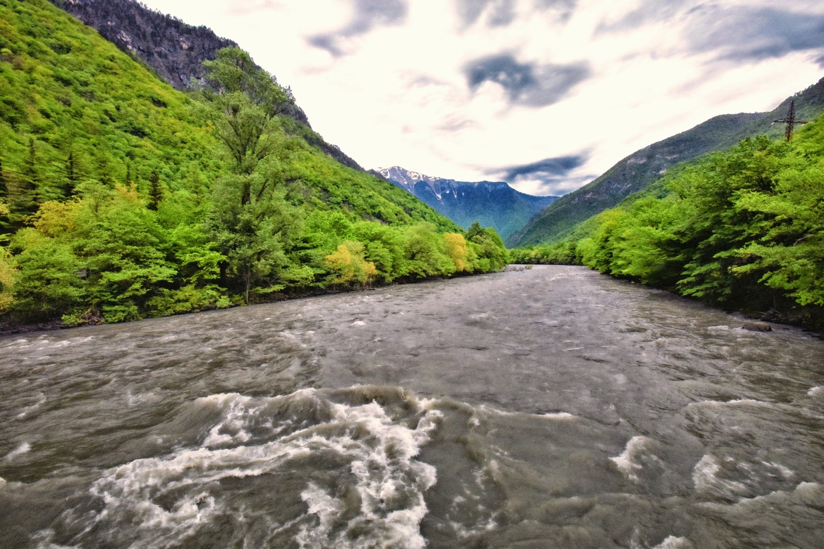 Вид с моста.