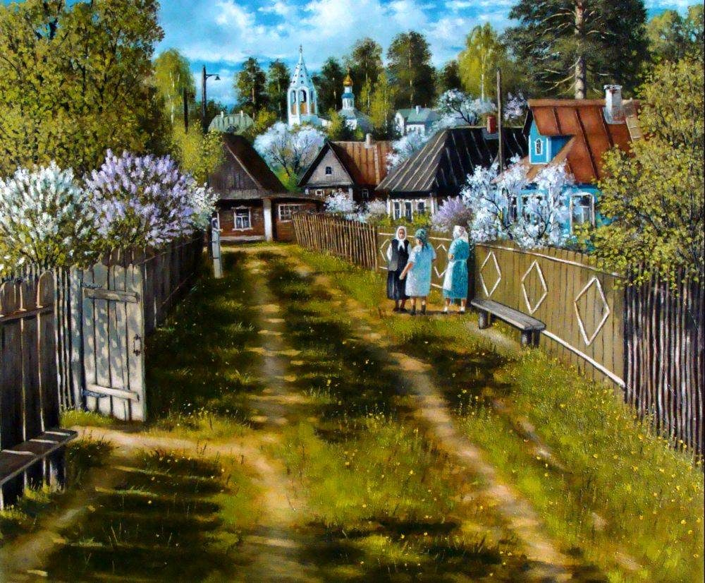 Поселение живая картина