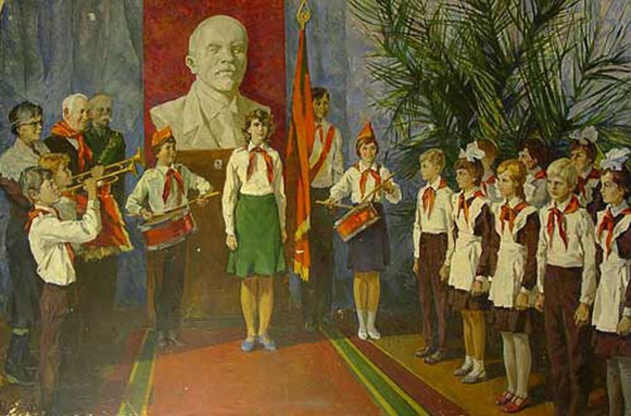 Ленин и пионеры картинки