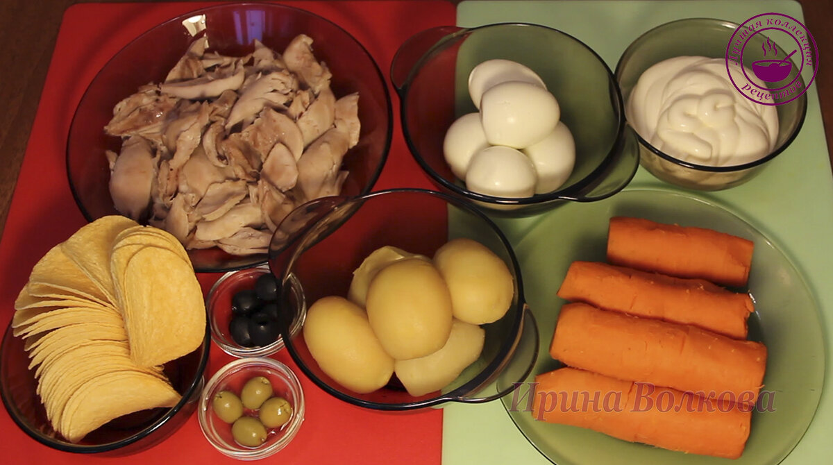 Салат «Подсолнух» — 5 рецептов с фото пошагово. Как приготовить салат Подсолнух с чипсами?