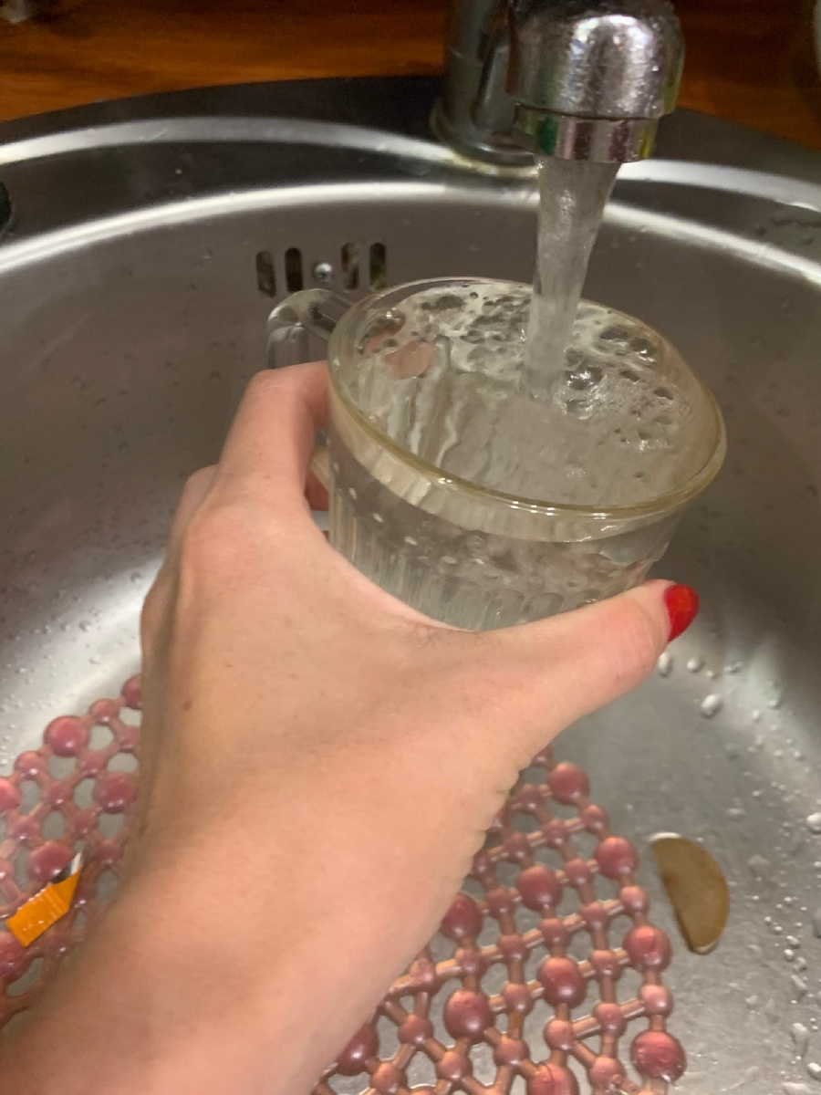 У нас чистая вода из скважины 