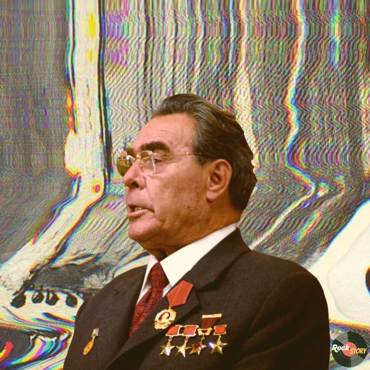 На фотографии: Леонид Ильич Брежнев