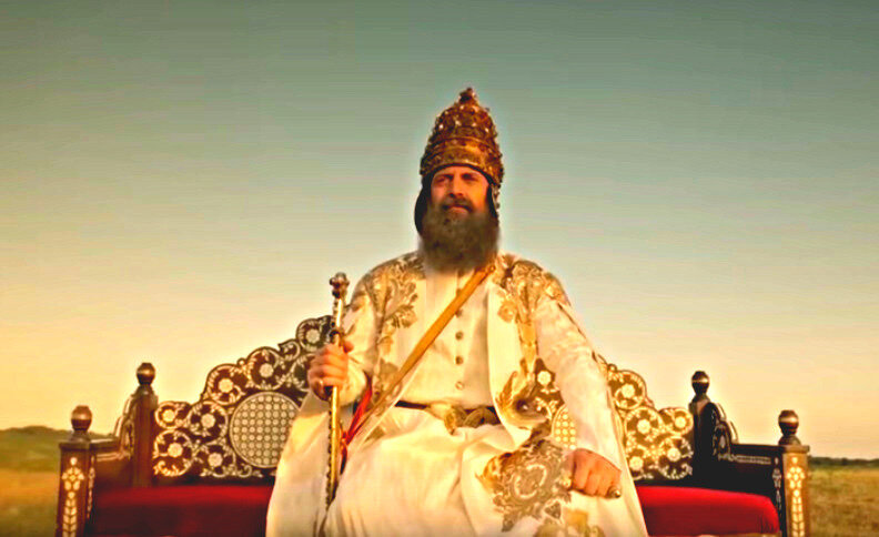 Кадр из фильма "Великолепный век". Султан Сулейман. Финальный кадр.