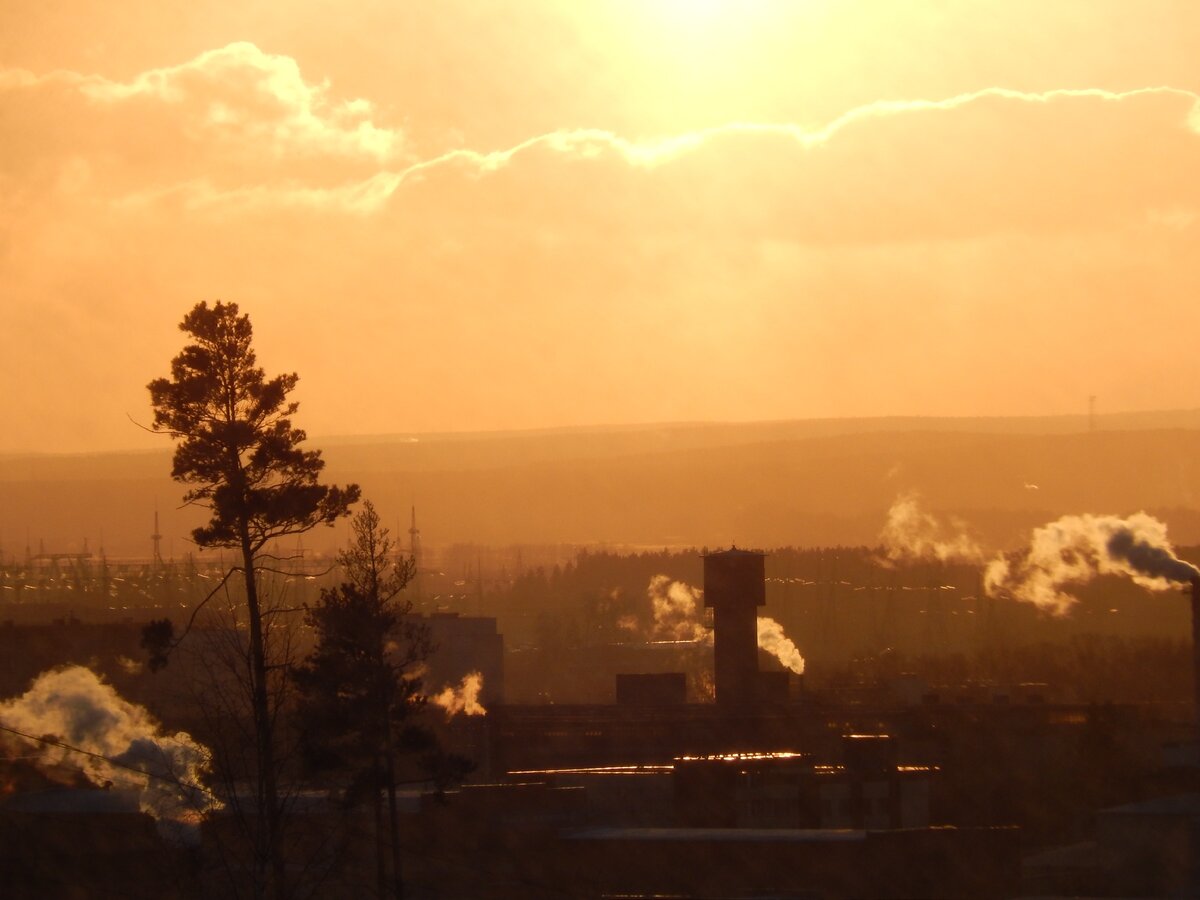 Зимний закат. Фото автора Ольги Носковой