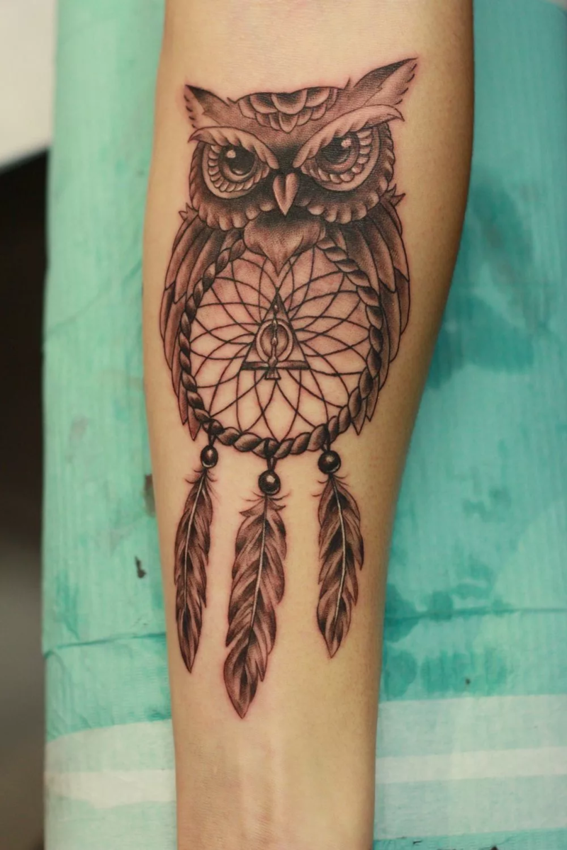 Значение татуировки с изображением совы