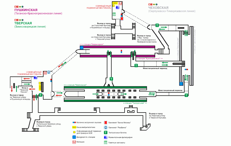 И реальное положение дел. Схема с сайта https://karta-metro.ru/stations/96/426/