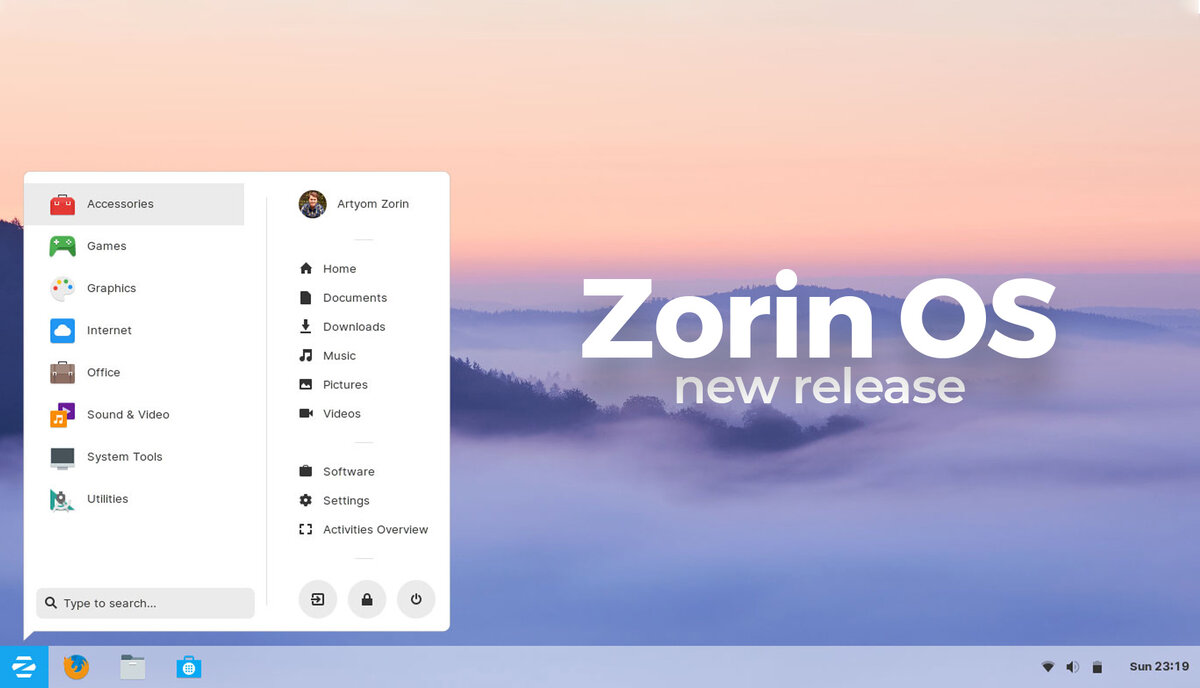 Дистрибутив Linux - Zorin OS