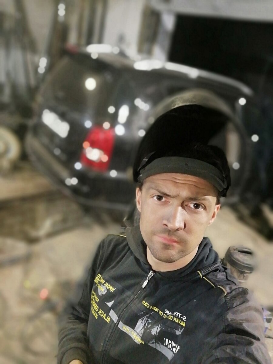 моё почти довольное лицо по окончанию работ.