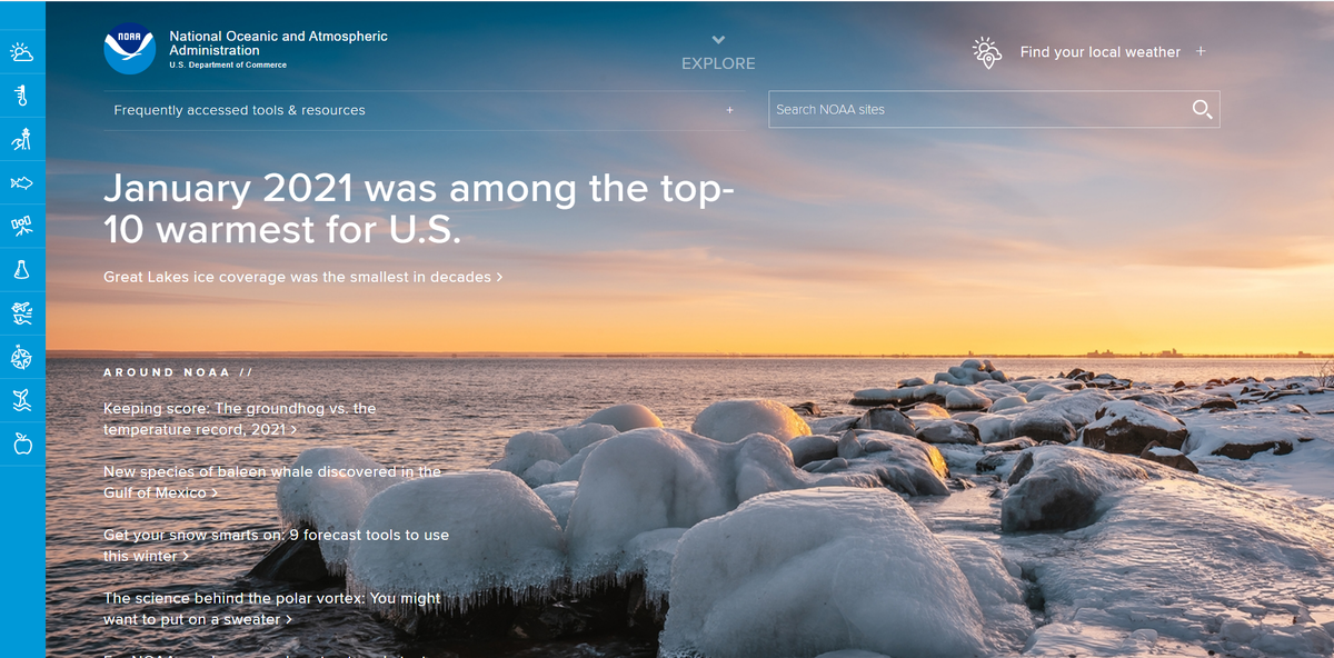 *пример сайта космической погоды