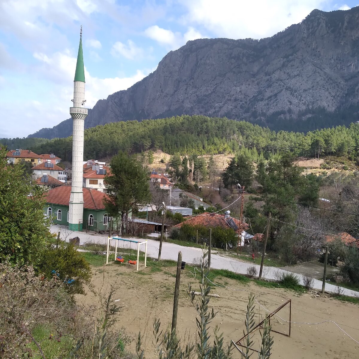 Вид на турецкое село