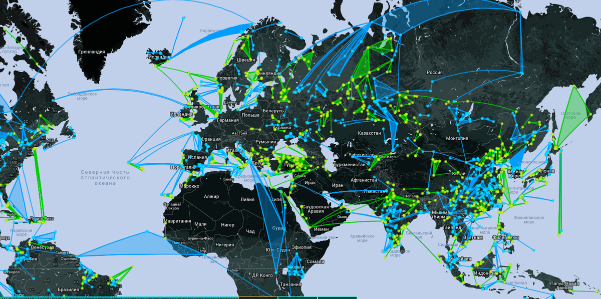 настоящая карта мира ))