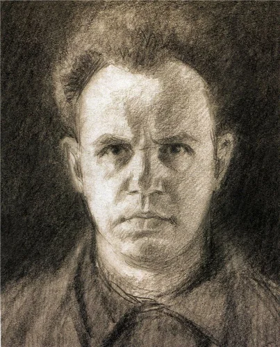 Н.Н. Жуков. Автопортрет. 1942 г.