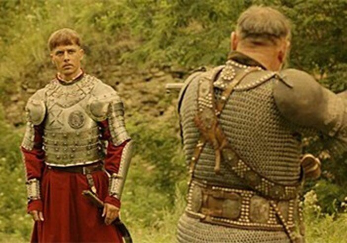 Отрывок из повести "ТАРАС БУЛЬБА" где Тарас карает сына предателя ...