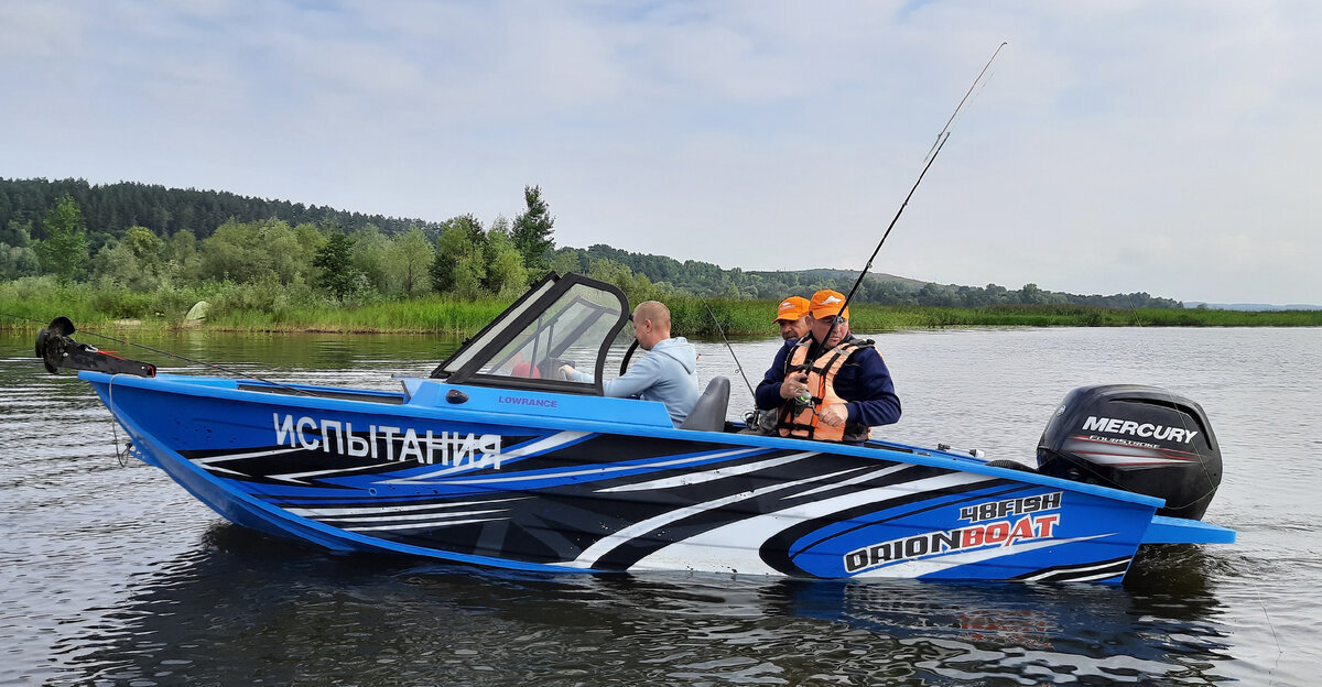 Наша пленка на лодке ORIONBOAT 48FISHPRO