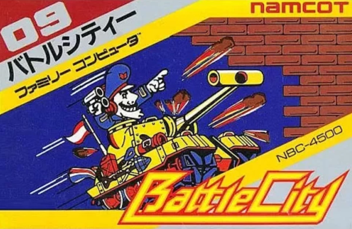 Battle City - Танчики [NES / Famicom / Dendy / RUS] (1 игрок / 44 этапа /  248200 очков) 1080p/60