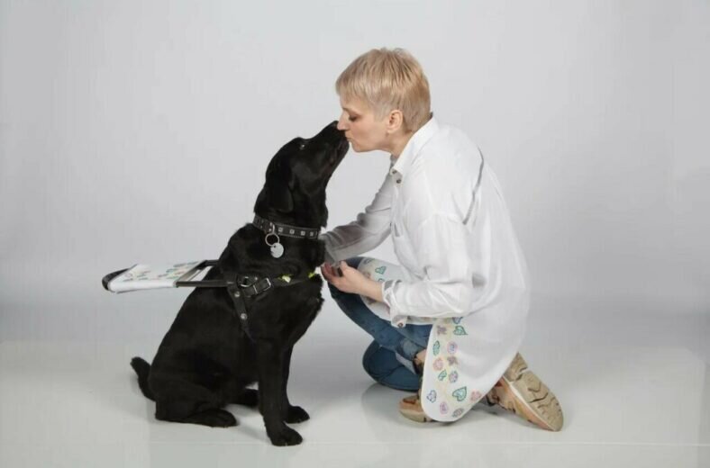 Фото: клуб владельцев собак-поводырей «Актырнак»