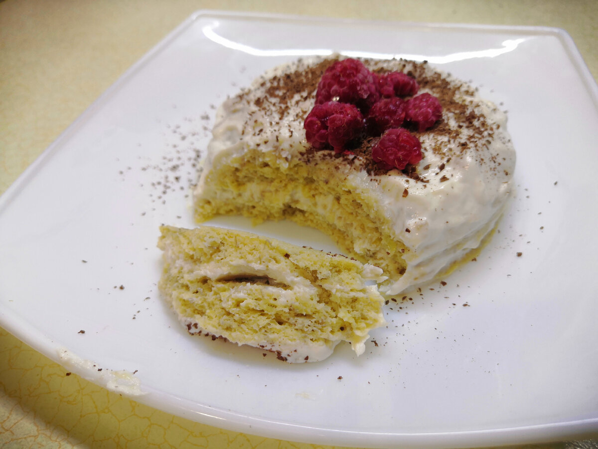 Бананово-шоколадный кекс в микроволновке рецепт – Авторская кухня: Выпечка и десерты. «Еда»