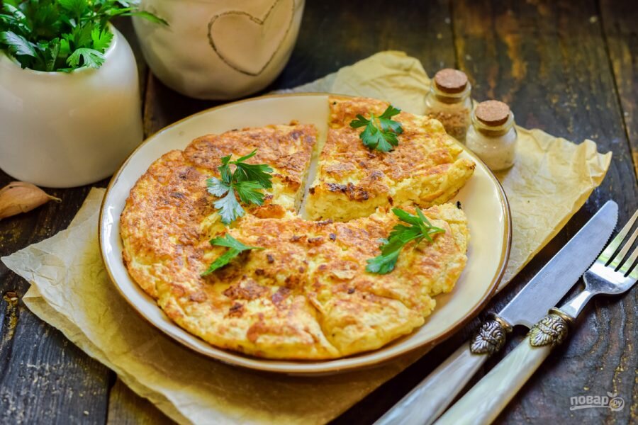Ленивый пирог с сыром