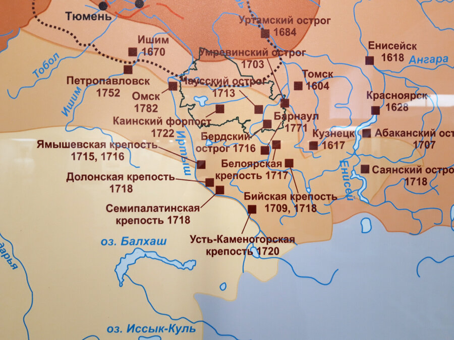 Карта г енисейска