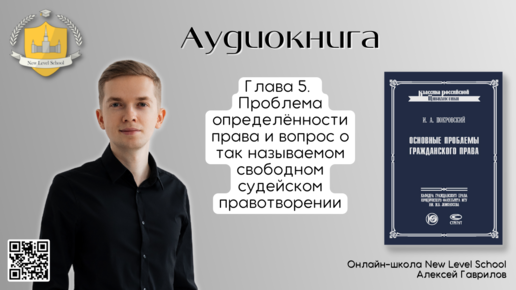 Глава 5. Проблема определённости права и судейского правотворения | Онлайн-школа New Level School