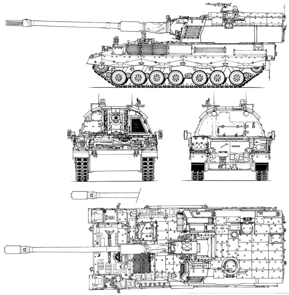 Чертежи современных танков