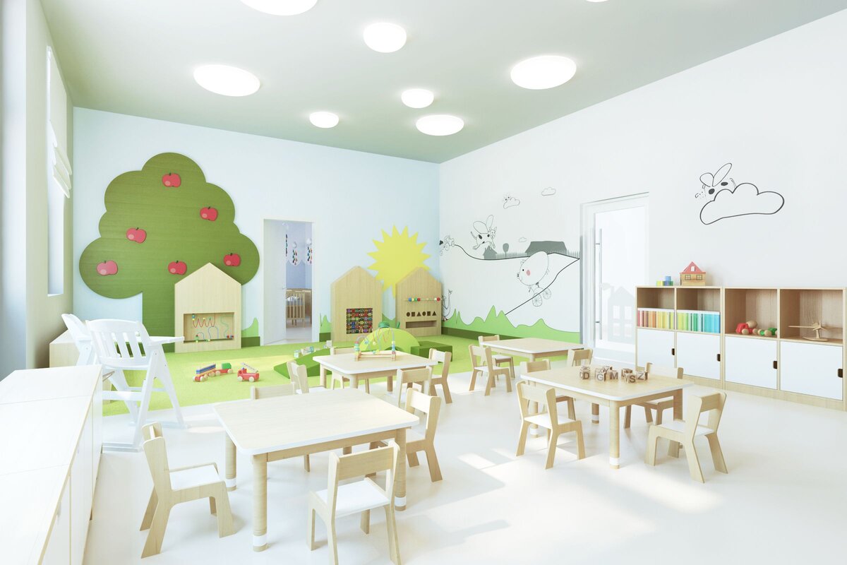 Дизайн-проект интерьера детского сада «Колибри»